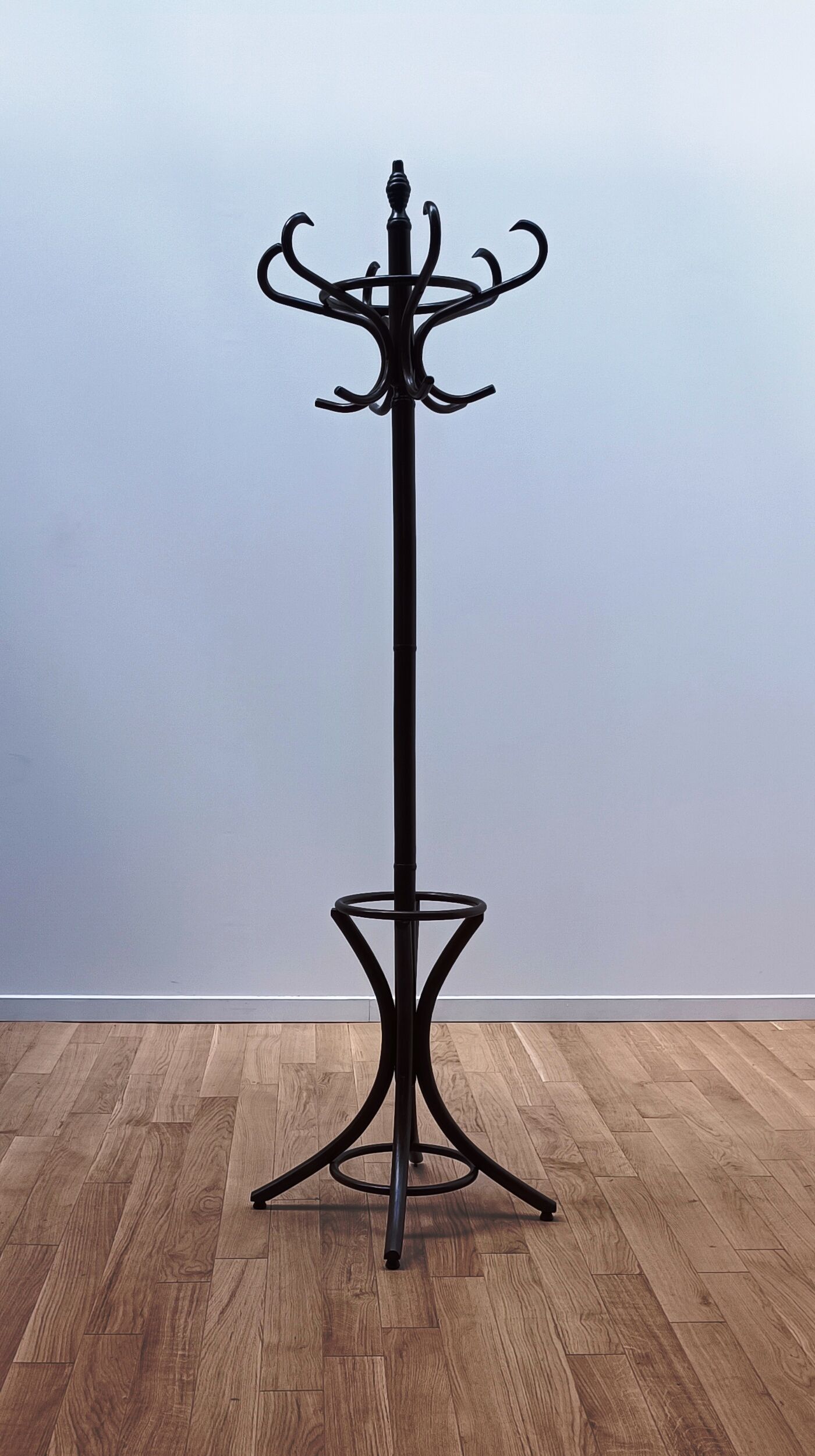 Vintage wooden coat rack