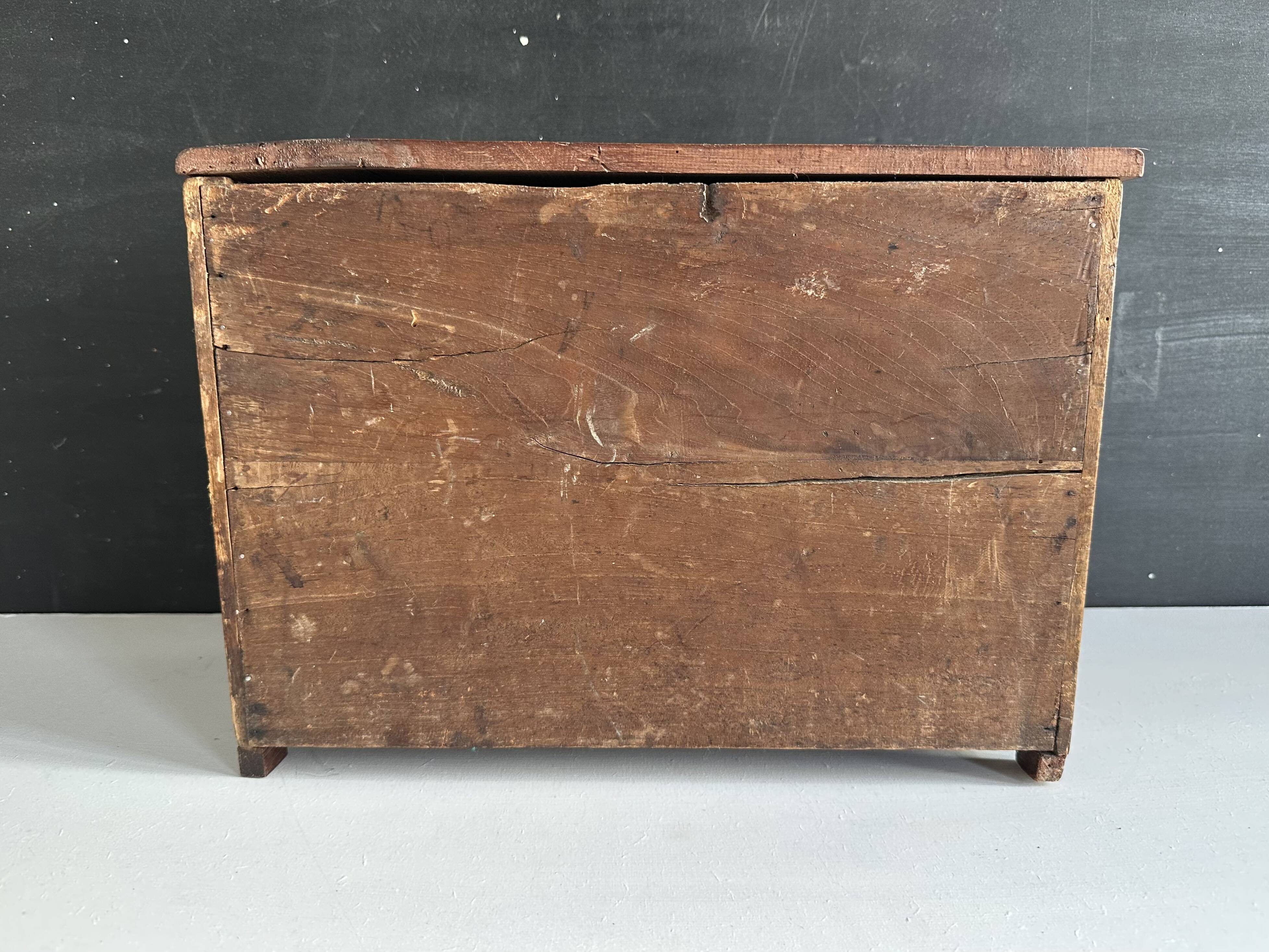Miniature wooden master cabinet, 19th century
