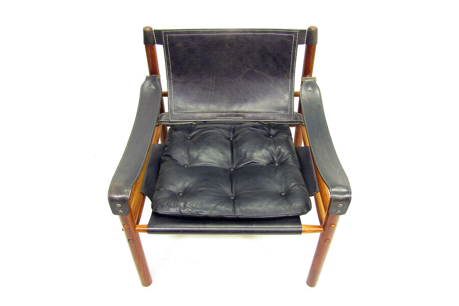 Sirocco armchair by Arne Norell rosewood
