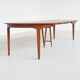 Henning Kjaernulf model 62 dining table teak Soro Stolefabrik Denmark 1958
