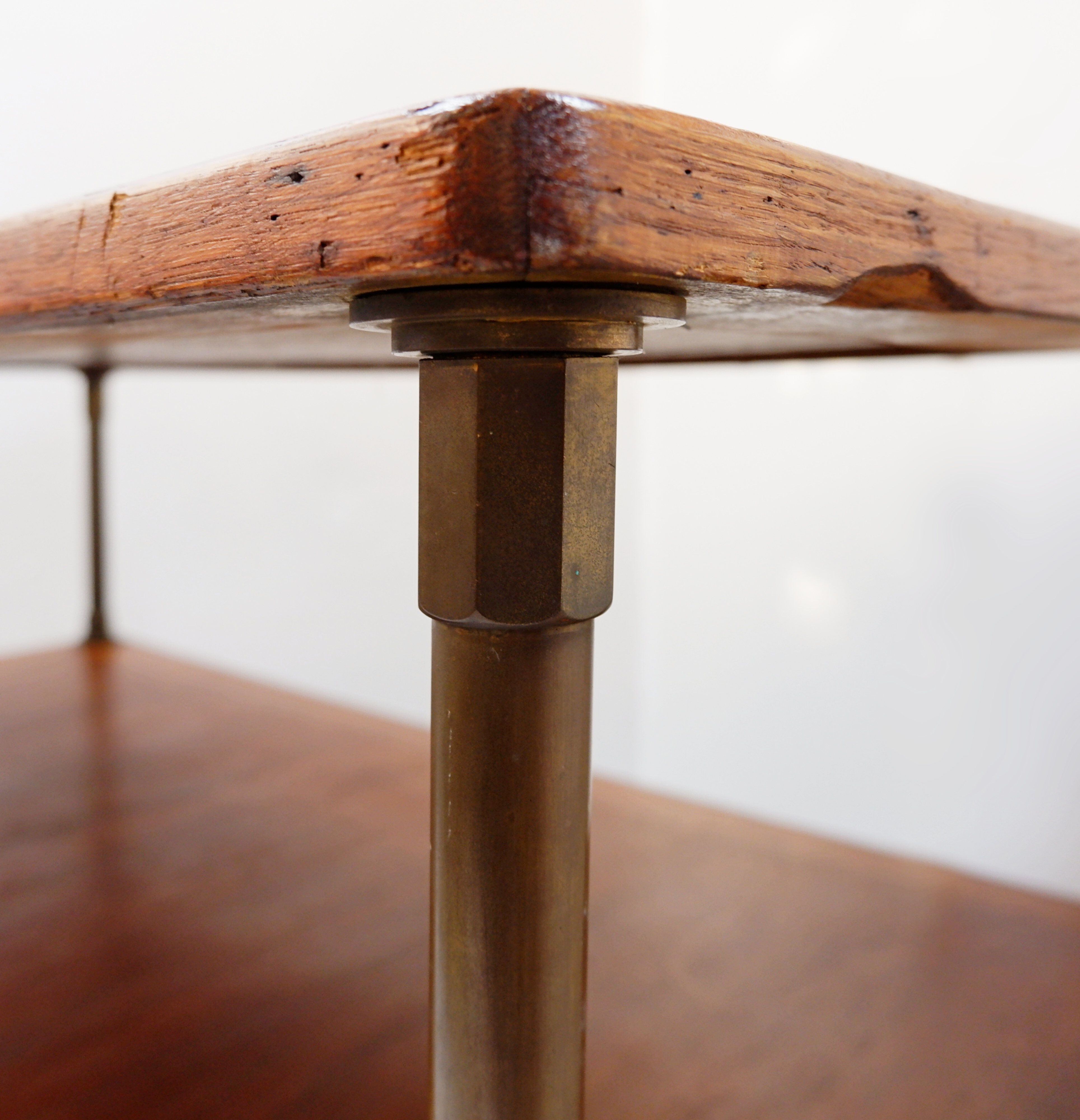 Three-tiered French shop display table - 1900s