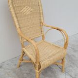 Rattan armchair 1950