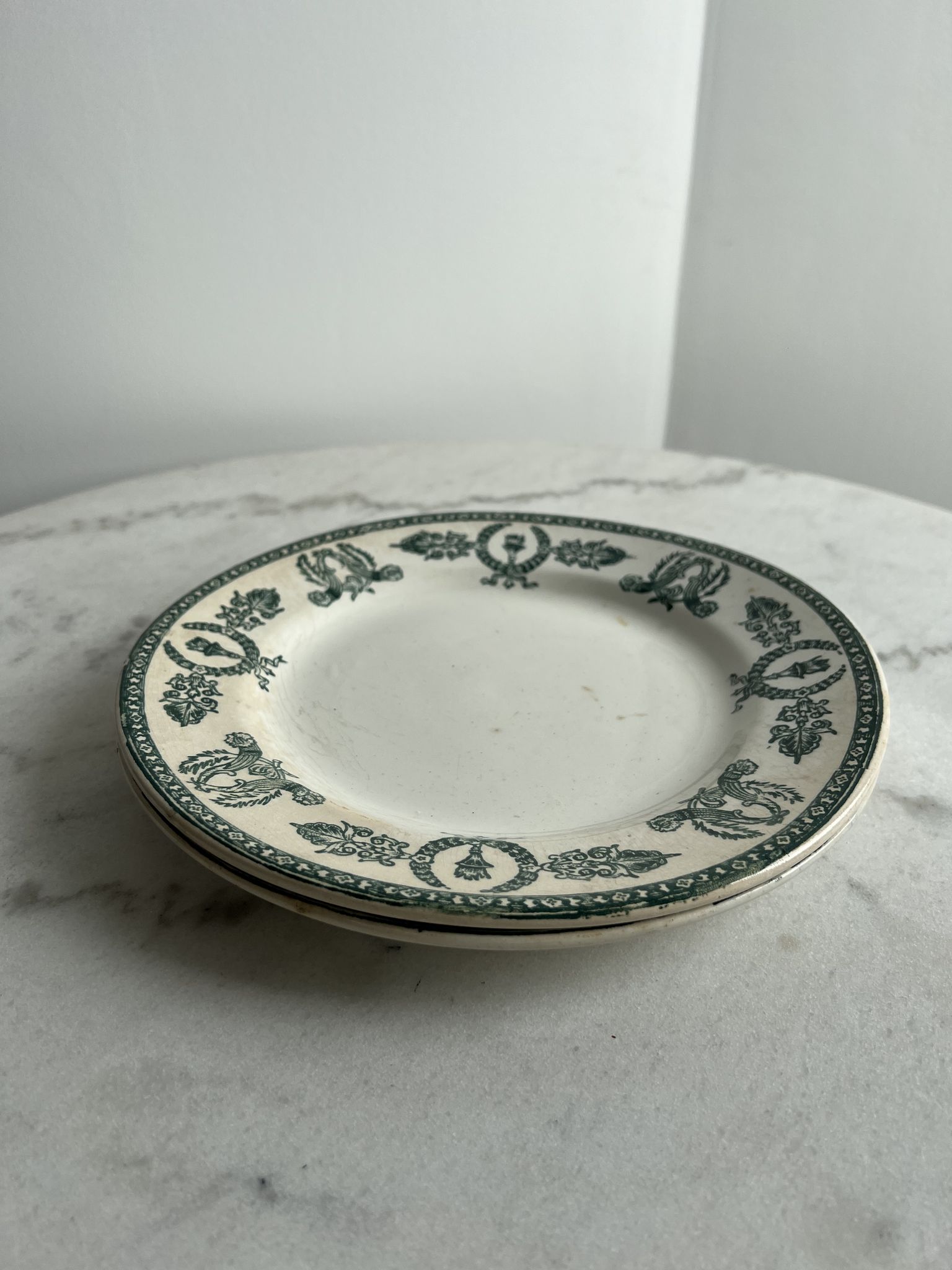 Set of 2 flat plates Wagram Givors