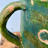 Varnished terracotta jar