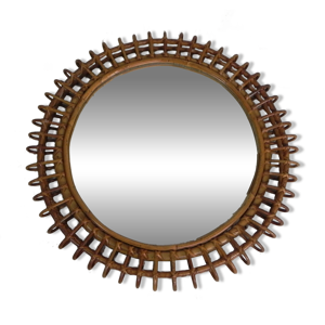 Round vintage mirror - with