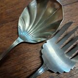 Silver-plated salad service