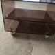 Plexiglas table on wheels, Eric Maville production