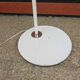 Lampadaire Monix Paris en laiton chromé et métal laqué blanc 1960