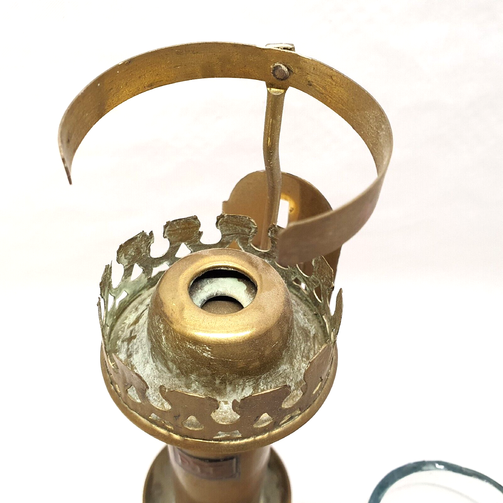 Ancienne Lanterne Applique En Laiton Pour Wagon Deutsche Reichsbahn - Années 1930 - Allemagne
