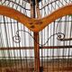 Cage à oiseaux en bois, XIXème s.