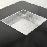 Chrome & Lacquer Coffee Table with Integrated Bar, 1970s