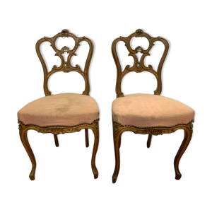 Paire de chaises de style