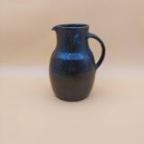 Stoneware pitcher from Puisaye signed Daniel Raimboux