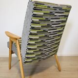 Fully Restored Vintage Armchair by Jaroslav Smidek for Ton, 1960’s