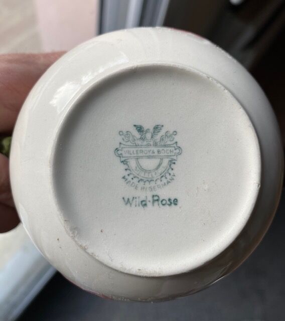 Sucrier Villeroy & Boch with lid and handles