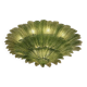 Monumental Imperial Luxury Venetian Green ” Leaves Graniglia” Murano Glass