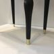 Pair of bedside tables with spindle feet