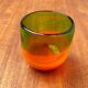 Set of 2 vintage German coloured glass bowls by Eisch.