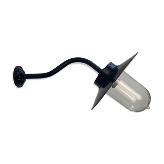 Old industrial gooseneck stem lamp