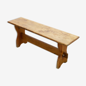 Wooden farm bench