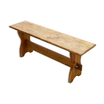 Wooden farm bench