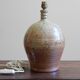 Lampe bouteille en grès Français campagne française