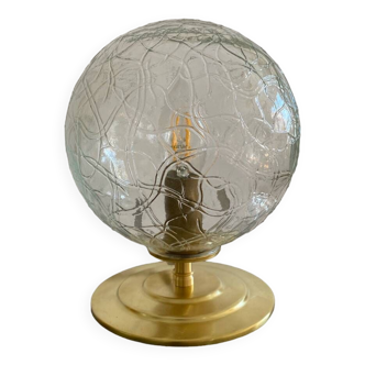 Lampe à poser avec globe vintage
