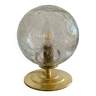 Table lamp with vintage globe