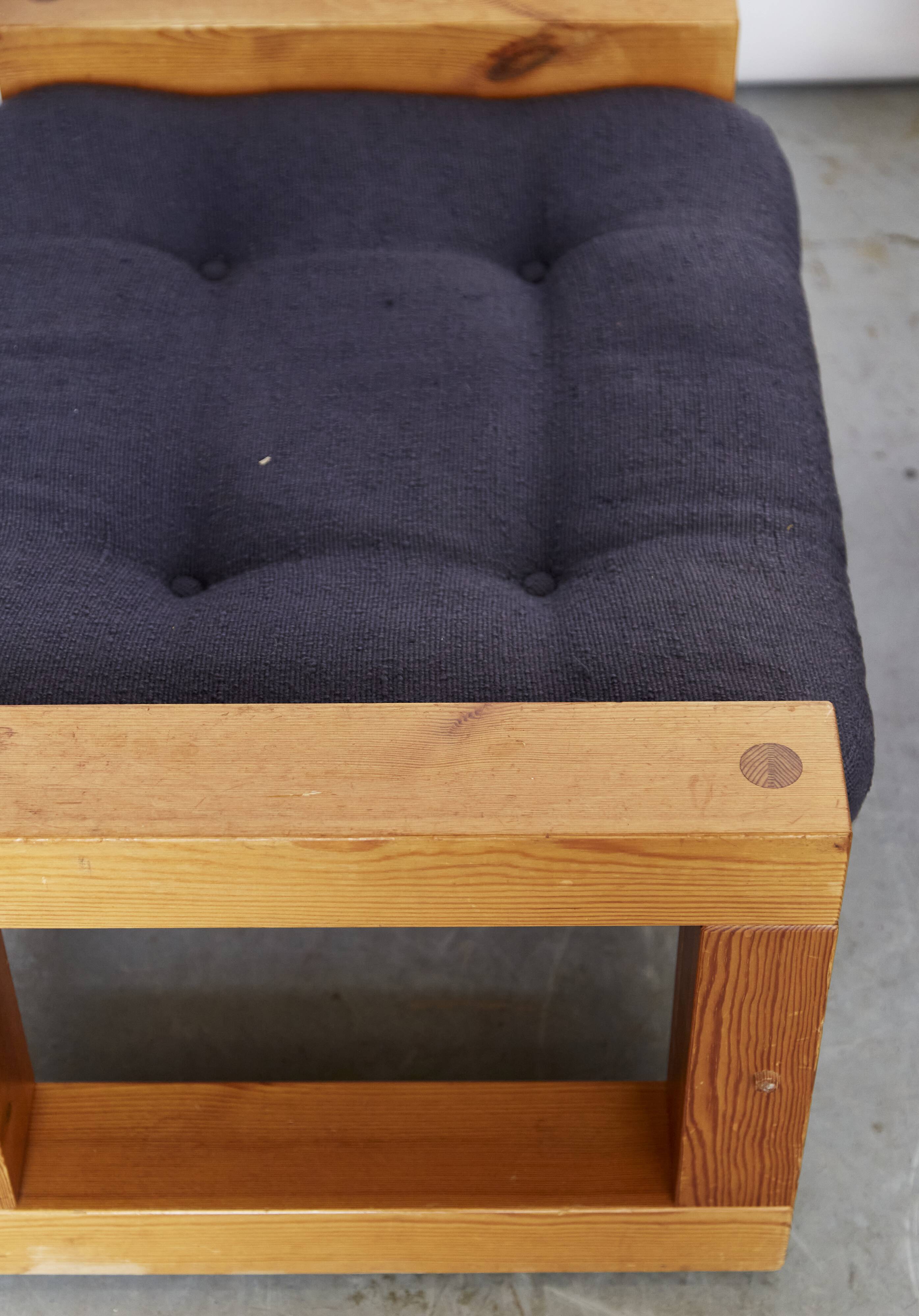 Christer Lundén "Patron" Lounge Chair & Ottoman for Broby Nya Möbler AB