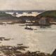 Bréhat oil on panel by Lucien Seevagen