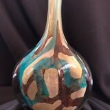 Soliflore vase in blown glass signed Mdina Malta 1970s