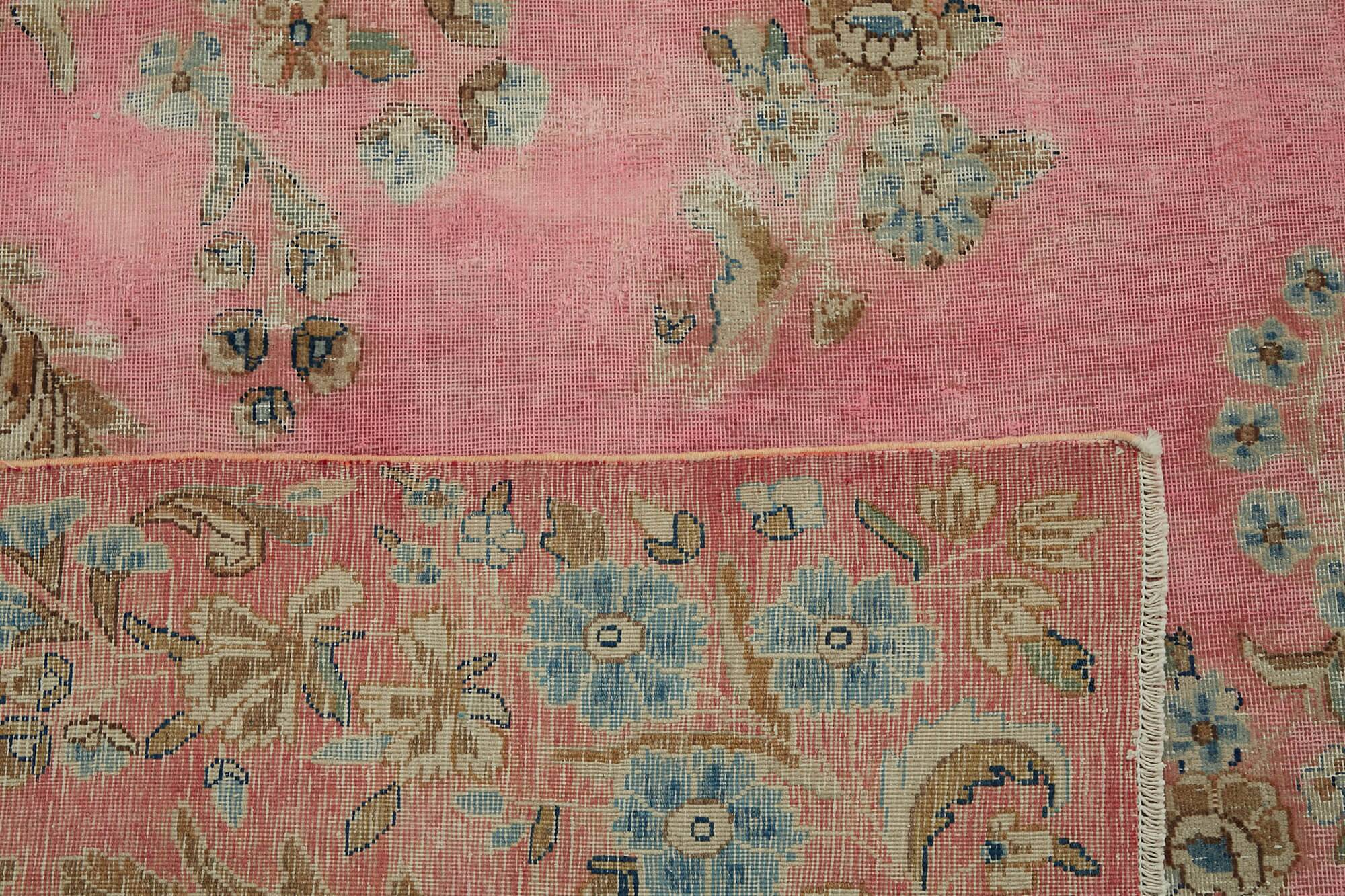 Tapis vintage unique fait à la main 300 cm x 494 cm