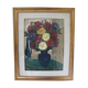 Old painting dahlias