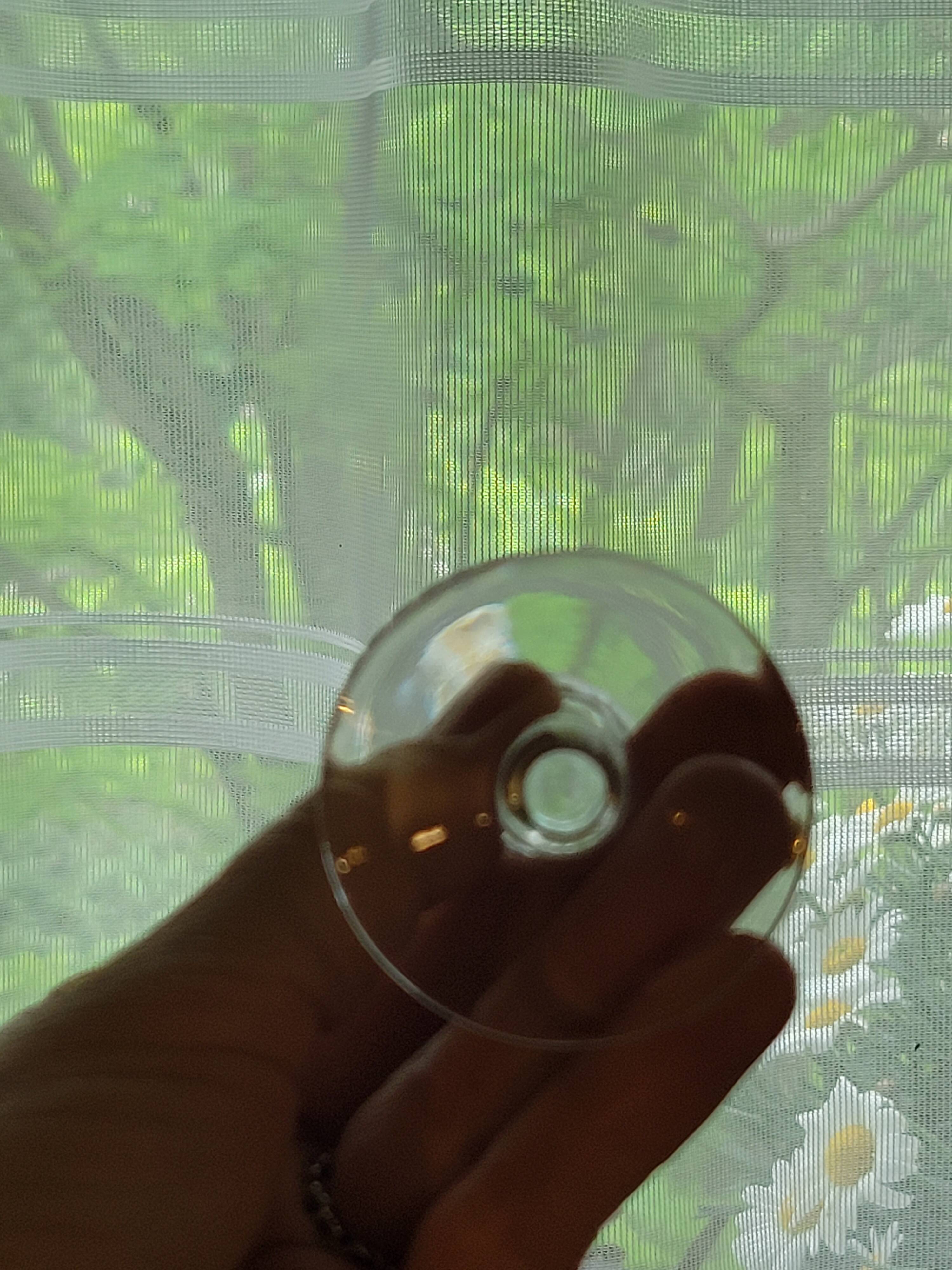 6 old Porto glasses in spear-cut crystal