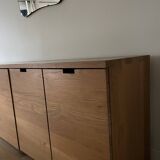 Solid oak ethnicraft sideboard