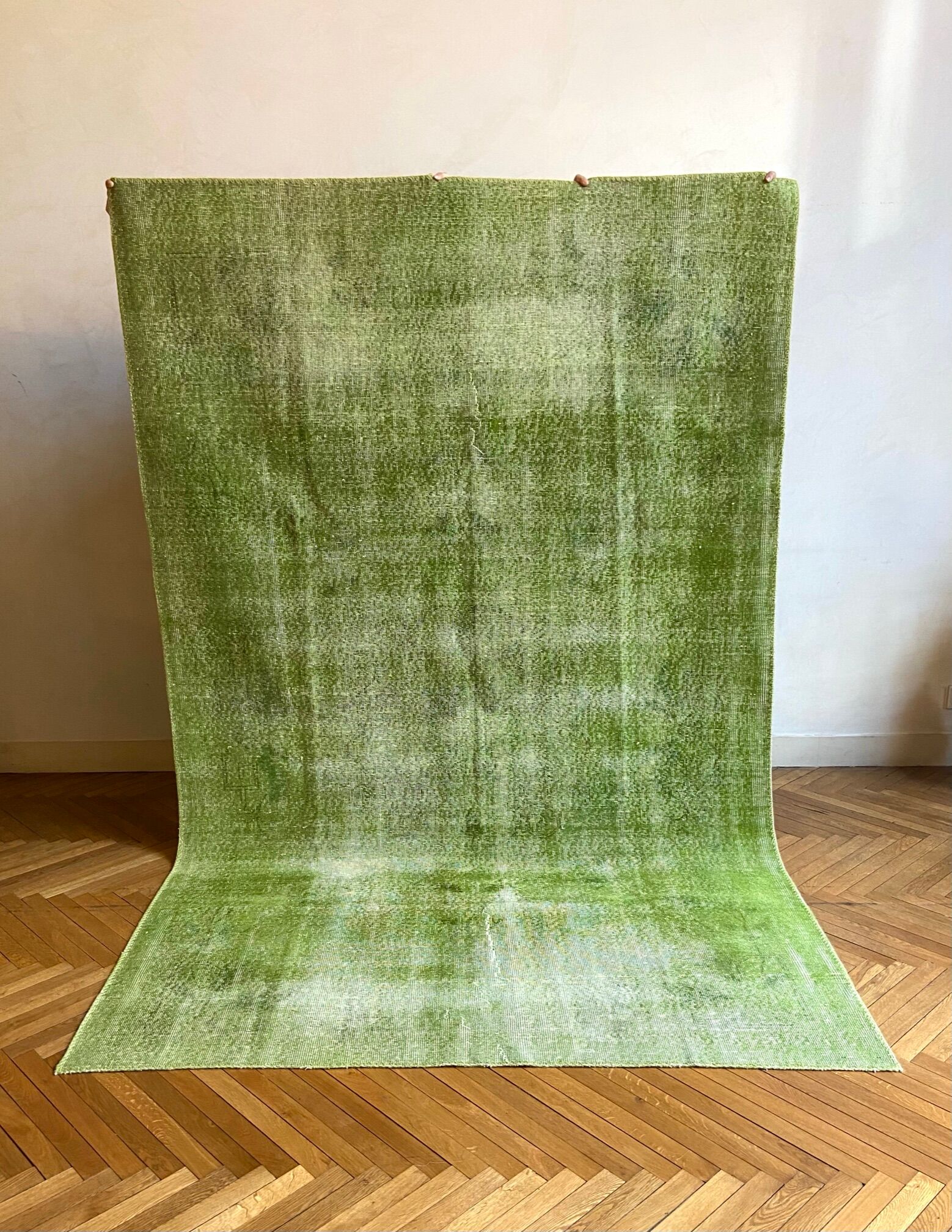 Vintage green carpet