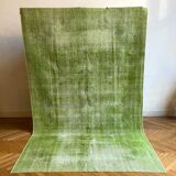 Vintage green carpet