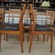 Lot de 6 ancienne chaises vintage 1960