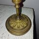 Pair of adjustable gilt bronze candlesticks