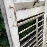 Old wooden shutter blinds