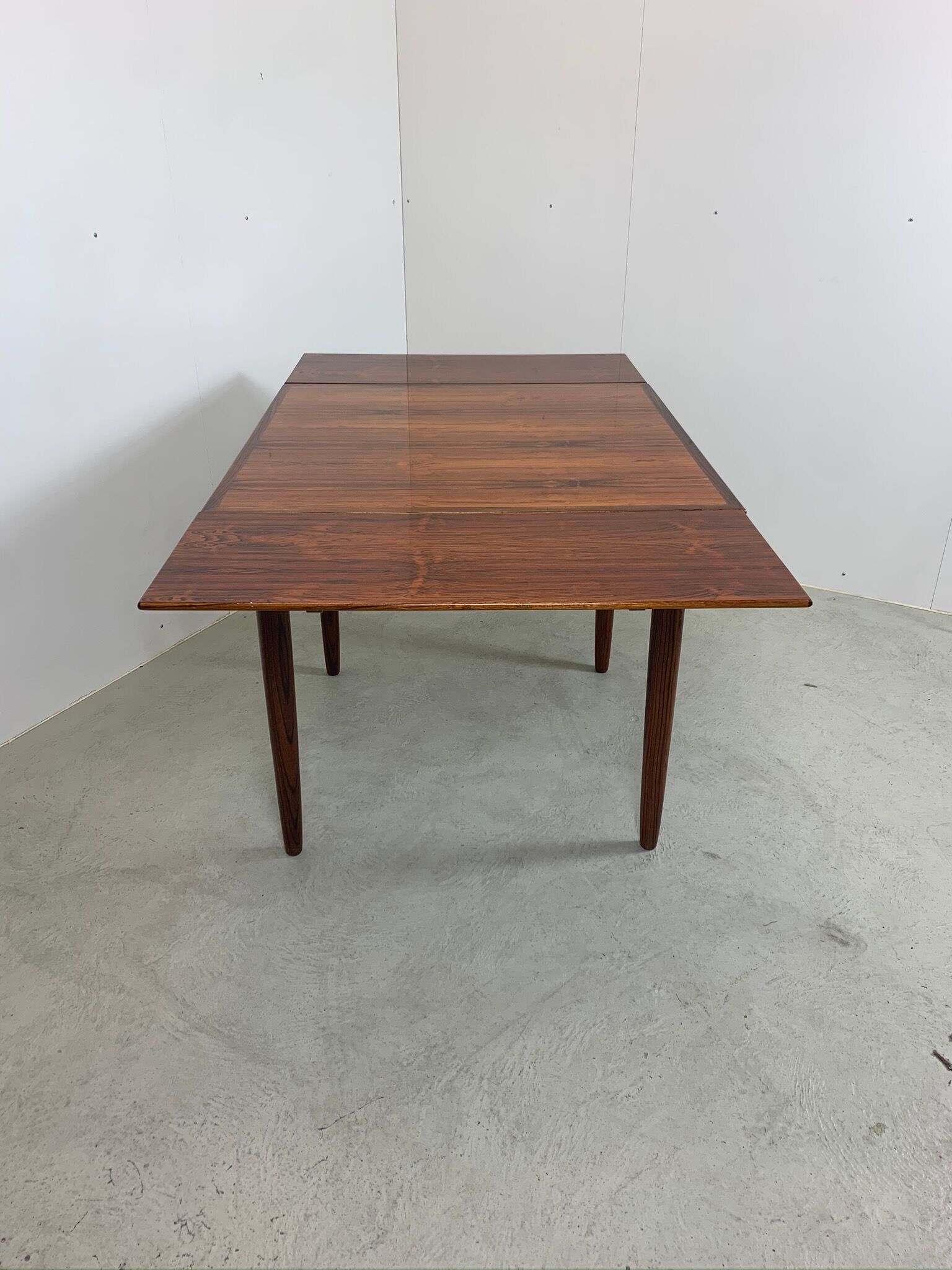 Square dining table in palisander by Lübke, 1960