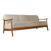 Canapé vintage lit d'appoint 3 places années 60 70