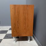 Teak chest of drawers 1970s with perspex handles