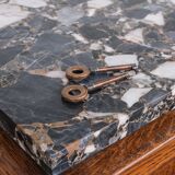 Art Deco French Marble Credenza or Sideboard