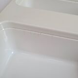 Prisunic plastic wall shelves