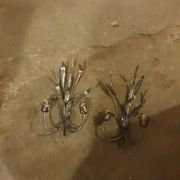 Pair of sconces sheaves of wheat 30x16x50 cm high.
