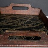 Old wooden tray