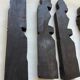 12 Carved Ebony Knife Holders in African Style