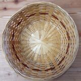 Small clear two-tone basket