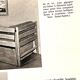 Oak bed with 3 Saint-Sabin chests 1950